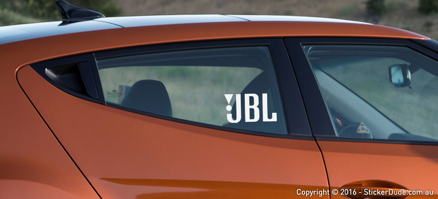 JBL Audio Sticker | Worldwide Post | Range Of Sticker Colours
