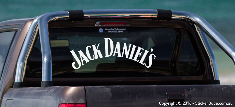 Jack Daniel's Sticker | Worldwide Post | Range Of Sticker Colours