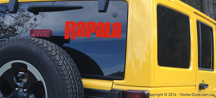 Rapala Sticker | Worldwide Post | Range Of Sticker Colours