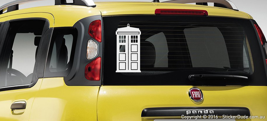 The Tardis - Doctor Who Sticker | Worldwide Post | Range Of Sticker Colours