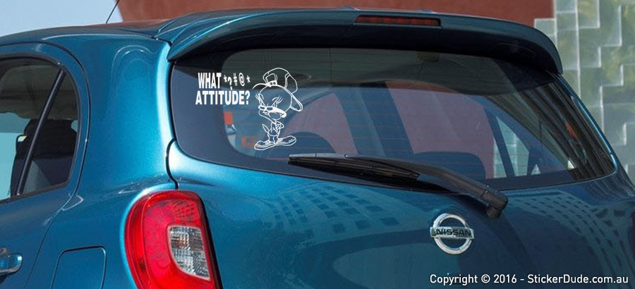 Tweety Attitude Sticker | Worldwide Post | Range Of Sticker Colours