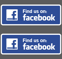Find us on Facebook (Set of 2)