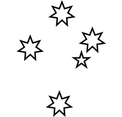 Southern Cross - Outlined