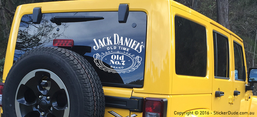 Jack Daniel's - Old Time Sticker | Worldwide Post | Range Of Sticker Colours