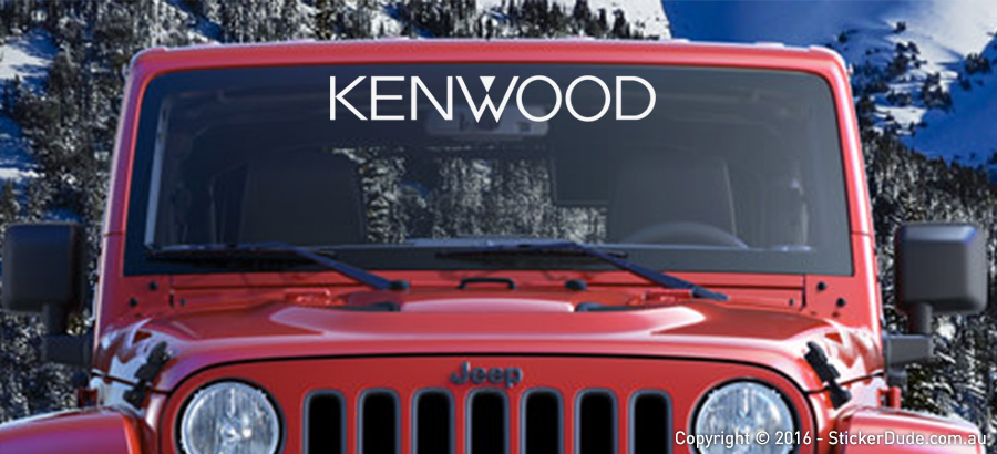 Kenwood Sticker | Worldwide Post | Range Of Sticker Colours