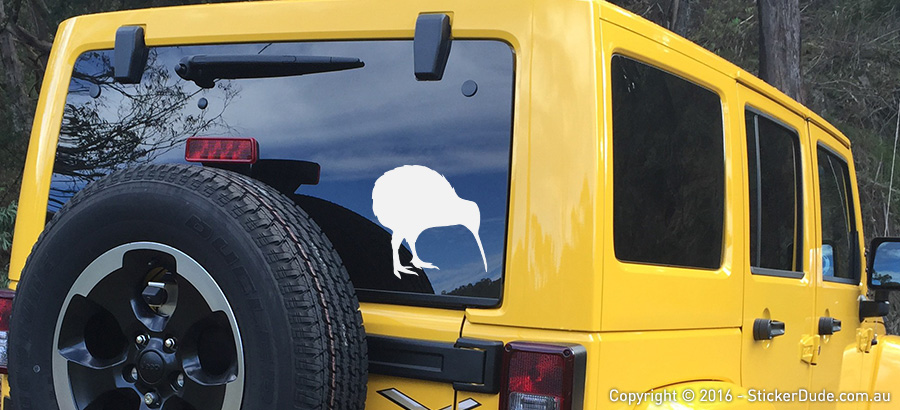 Kiwi Bird V1 Sticker | Worldwide Post | Range Of Sticker Colours