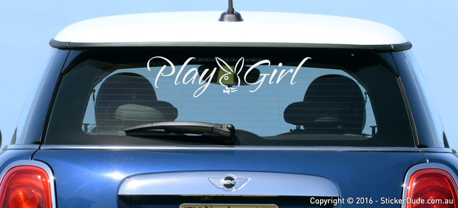 Playboy - Playgirl Sticker | Worldwide Post | Range Of Sticker Colours