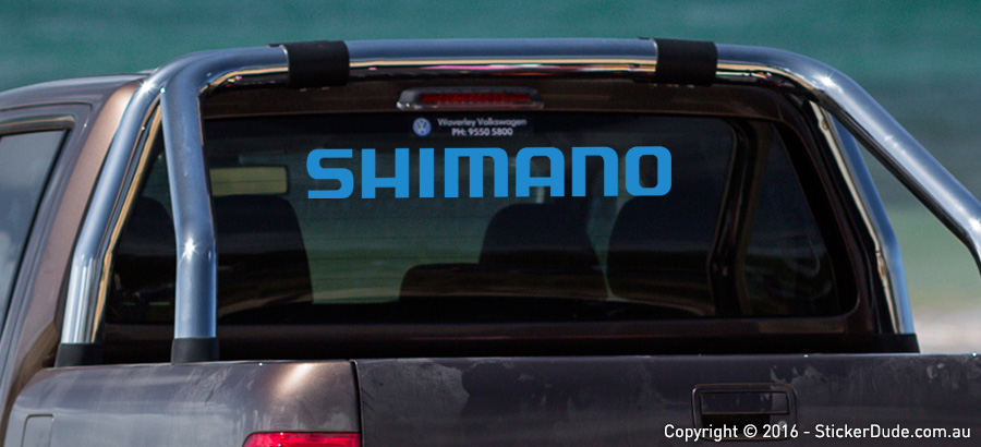 Shimano Sticker | Worldwide Post | Range Of Sticker Colours