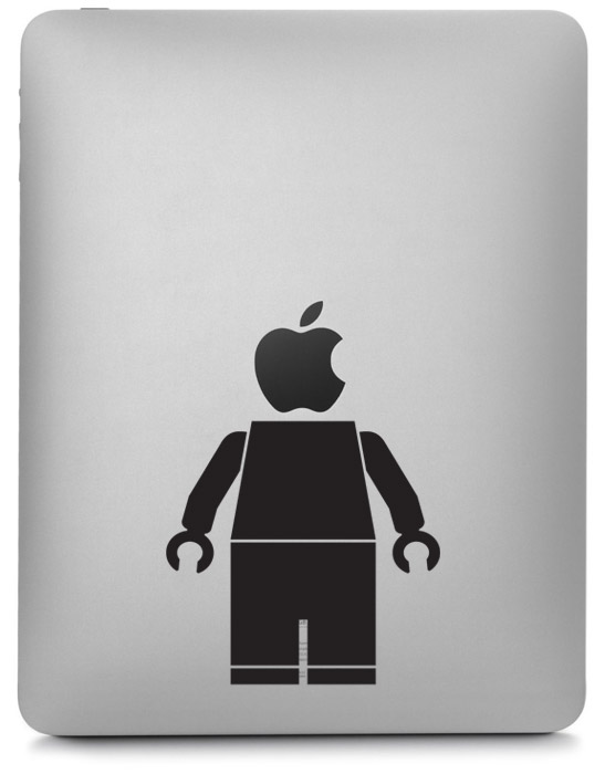 Lego Man iPad Sticker | Worldwide Post | Range Of Sticker Colours